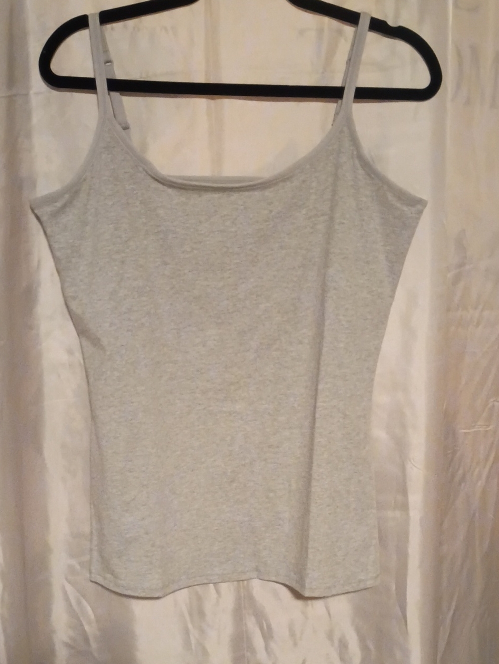 Everyday Light Grey Slim Spaghetti-Strap Camisole
